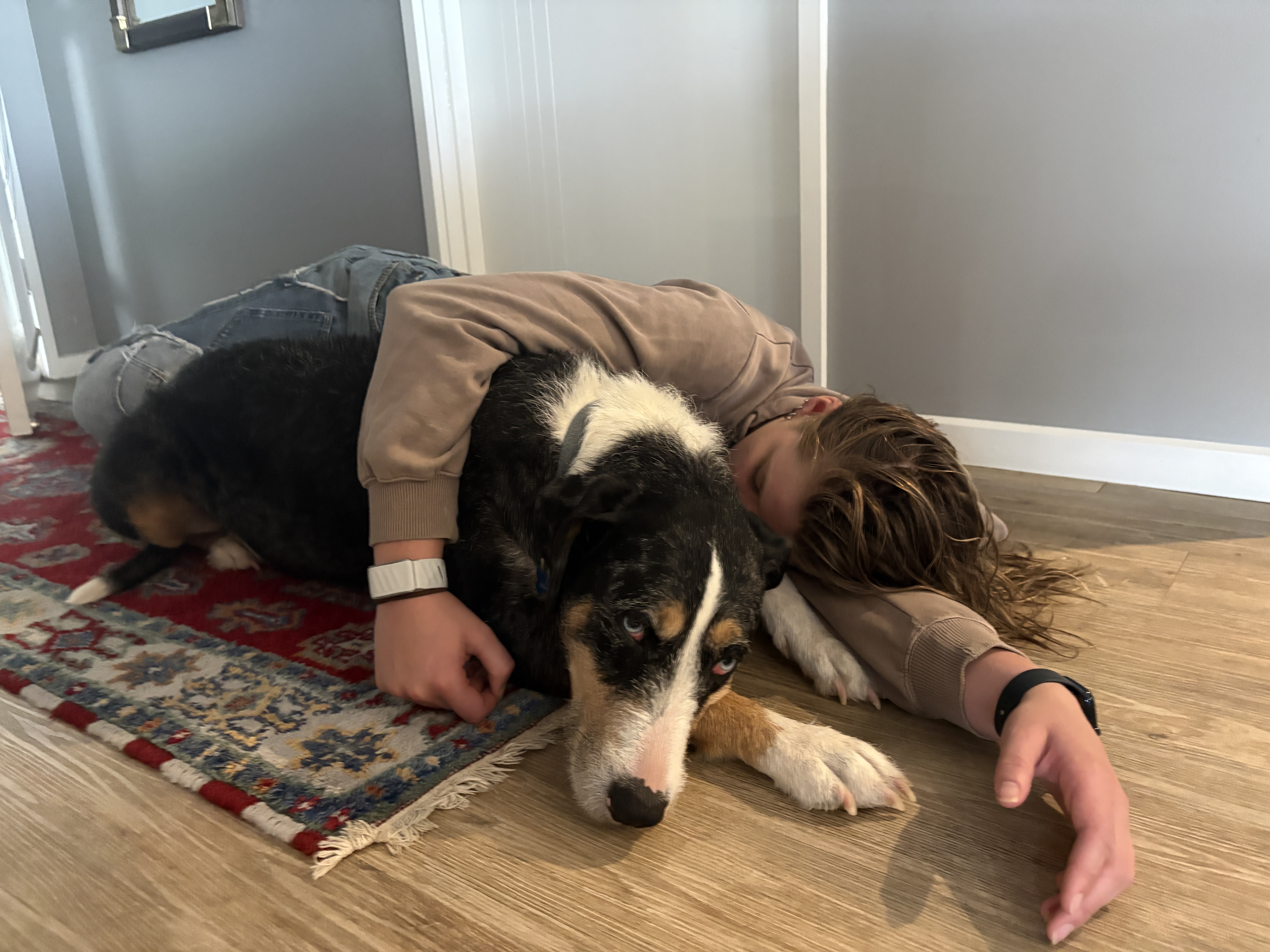 Chloe saying goodbye to Ash