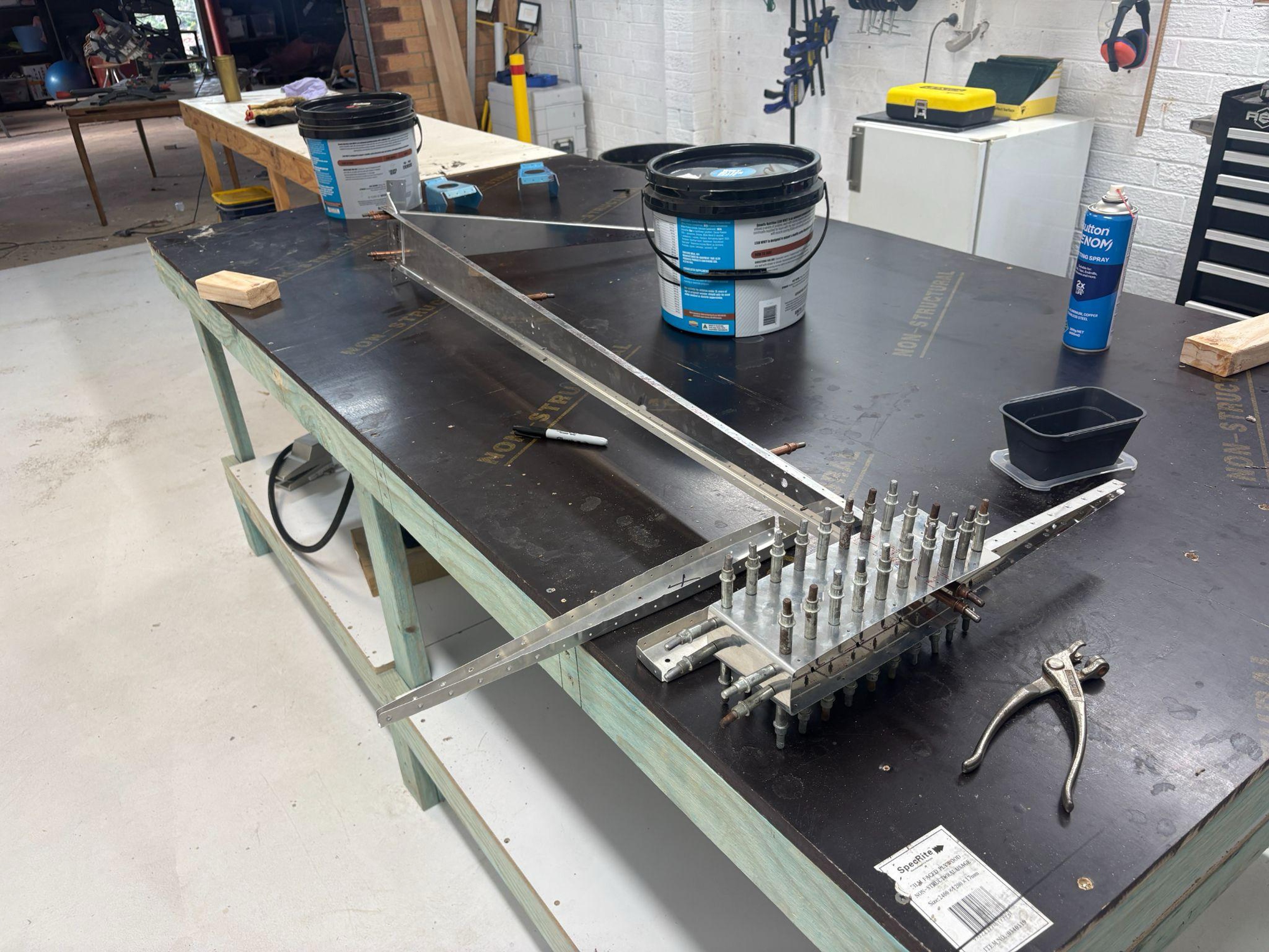 Reassembled after fluting