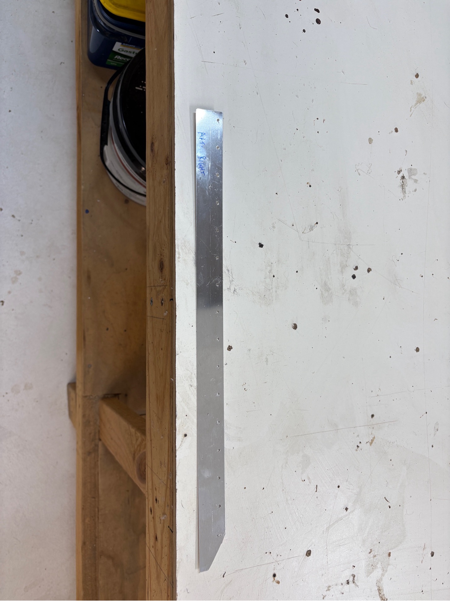 Bottom spacer installed